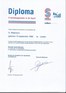 Diploma KNSB Praktijkbegeleider